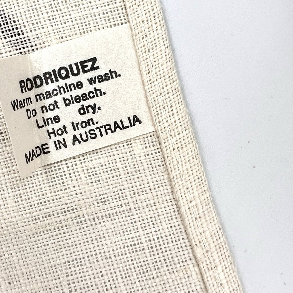Rodriguez Australian Red Robin Linen Kitchen Tea Towel - Picture 7 of 8